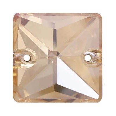 Varrható kristály, négyzet alakú, méret: 16 mm